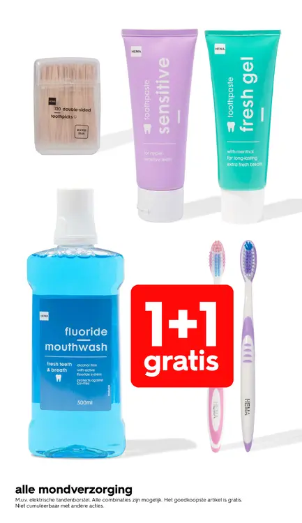 Promotie: Alle mondverzorging