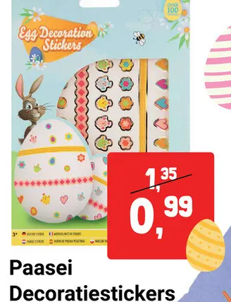 Aanbieding: Paasei Versieren - Decoratiestickers