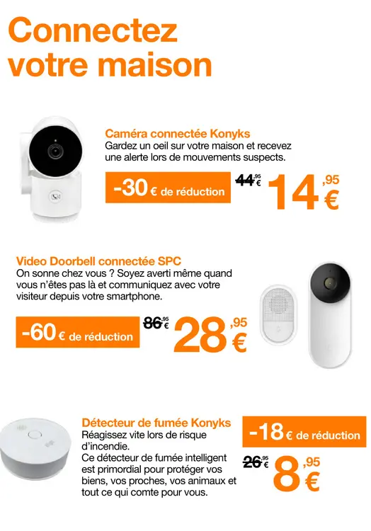 Offre: Caméra connectée