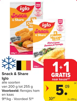 Promotie: Snack & Share