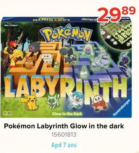 Offre: Pokémon Labyrinth Glow in the dark
