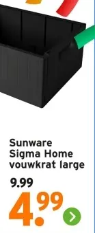 Aanbieding: Sigma Home vouwkrat large