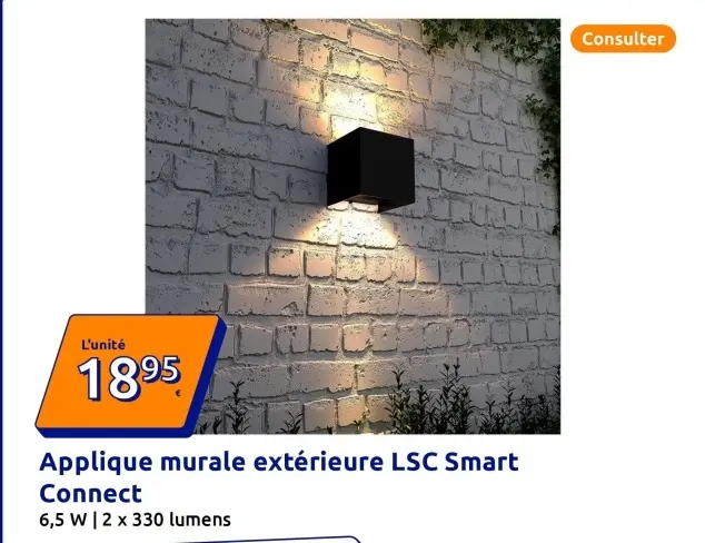 Offre: Applique murale extérieure LSC Smart Connect