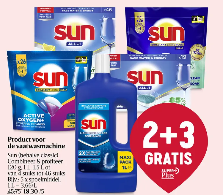 Aanbieding: Vaatwasmachine Reiniger | Regular | 3x40 g