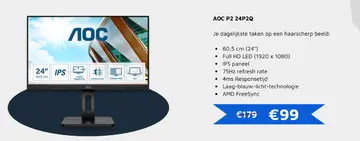 Aanbieding: AOC p2 24p2q
