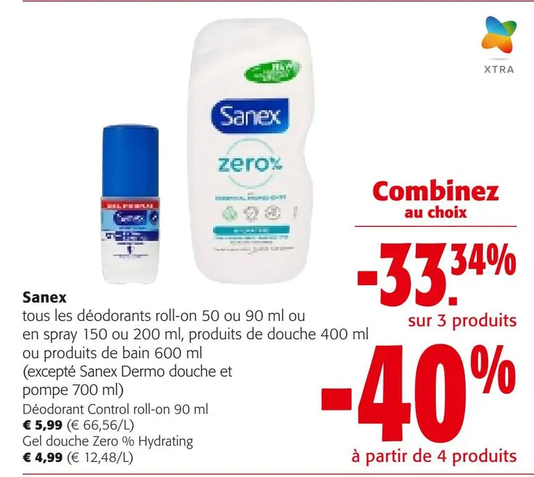 Offre: Déodorant Control roll-on 90 ml