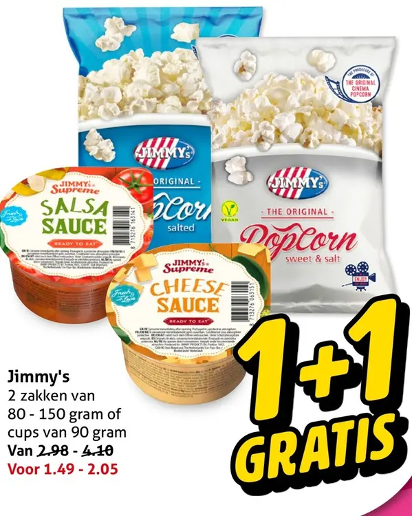 Aanbieding: Popcorn and Sauces