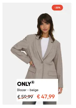 Offre: Blazer - beige - Only