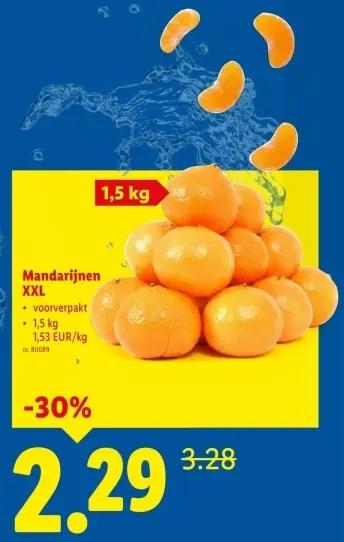 Promotie: Mandarijnen XXL