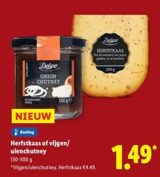 Aanbieding: Herfstkaas of vijgen/uienchutney