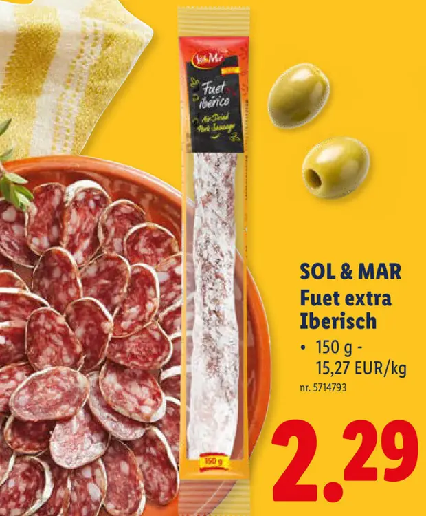 Promotie: Fuet extra Iberisch