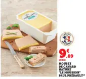 Offre: MOUSSE DE CANARD NATURE