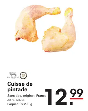 Offre: Cuisse de pintade