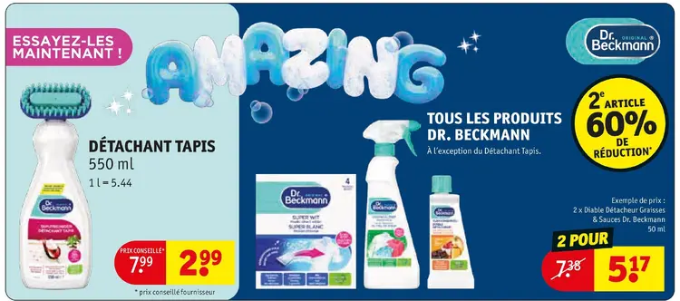 Offre: Tous les produits Dr. Beckmann