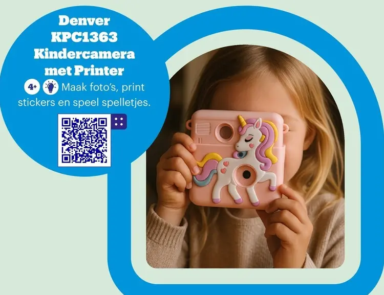 Aanbieding: Kindercamera met Printer