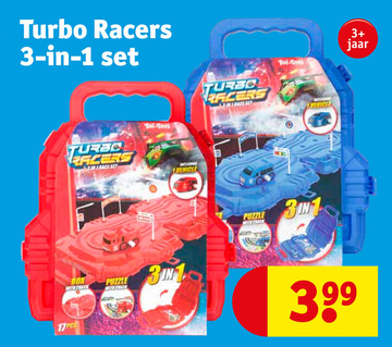 Aanbieding: Turbo Racers 3 - in - 1 set