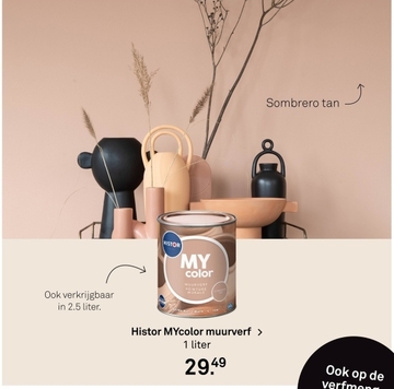 Aanbieding: Histor MYcolor muurverf