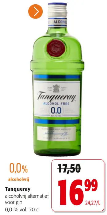 Promotie: Tanqueray