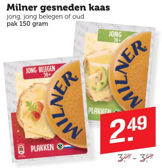 Aanbieding: Gesneden kaas