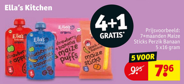 Aanbieding: 7+maanden Maize Sticks Perzik Banaan