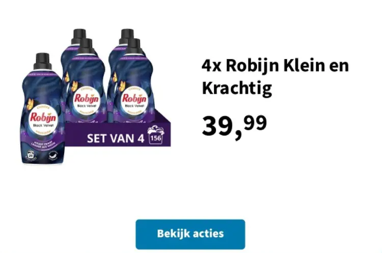Promotie: Robijn Klein en Krachtig