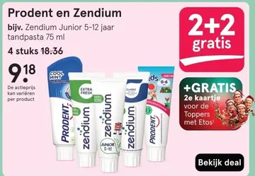 Aanbieding: Prodent en Zendium
