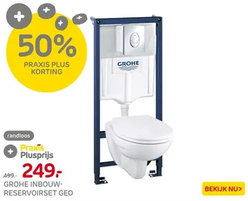 Aanbieding: Inbouw-reservoirset geo