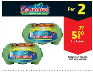 Aanbieding: Eieren van hennen met vrije uitloop