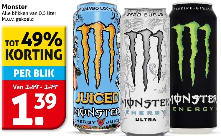 Aanbieding: Alle blikken van 0.5 liter