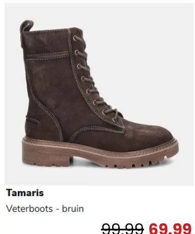 Promotie: Veterboots
