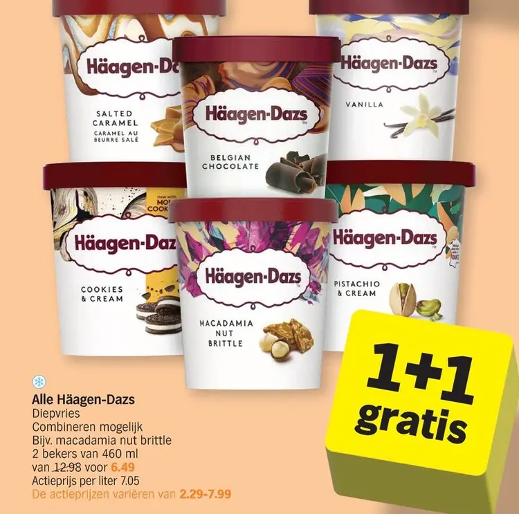 Promotie: Alle Häagen-Dazs
