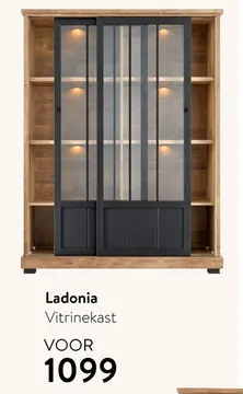 Aanbieding: Ladonia Vitrinekast