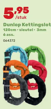 Aanbieding: Dunlop Kettingslot
