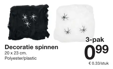Aanbieding: Decoratie spinnen