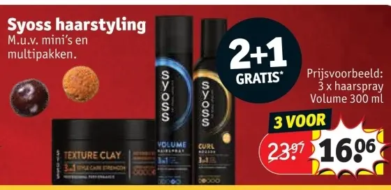 Aanbieding: Syoss haarstyling