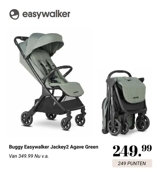 Aanbieding: Buggy Easywalker Jackey2 Agave Green