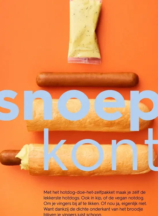 Aanbieding: Hotdog-doe-het-zelfpakket