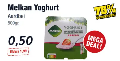 Aanbieding: Yoghurt Aardbei