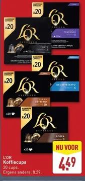 Aanbieding: L'OR Koffiecups