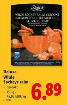 Promotie: Wilde Sockeye zalm