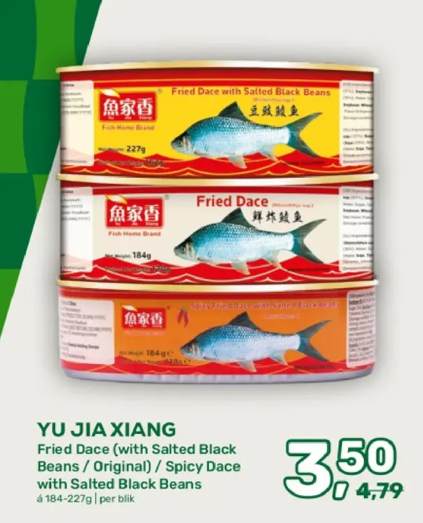 Aanbieding: Fried Dace (with Salted Black Beans / Original)