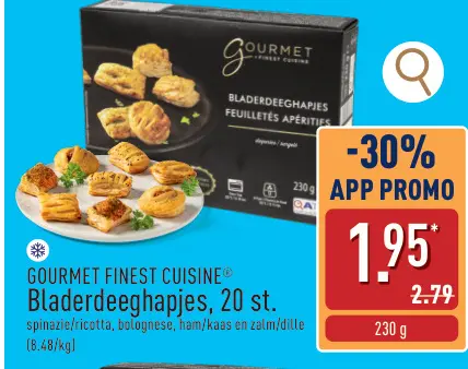 Promotie: Bladerdeeghapjes