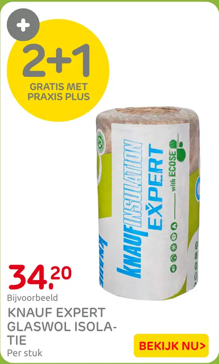 Aanbieding: Expert glaswol isolatie