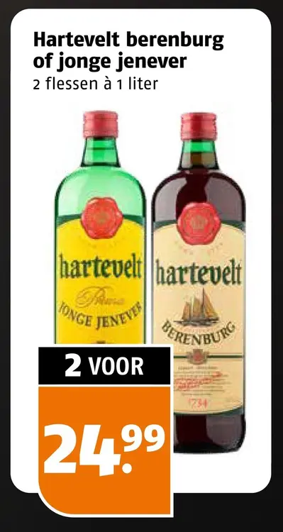 Aanbieding: Berenburg of jonge jenever