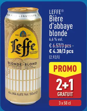 Offre: Bière d'abbaye blonde