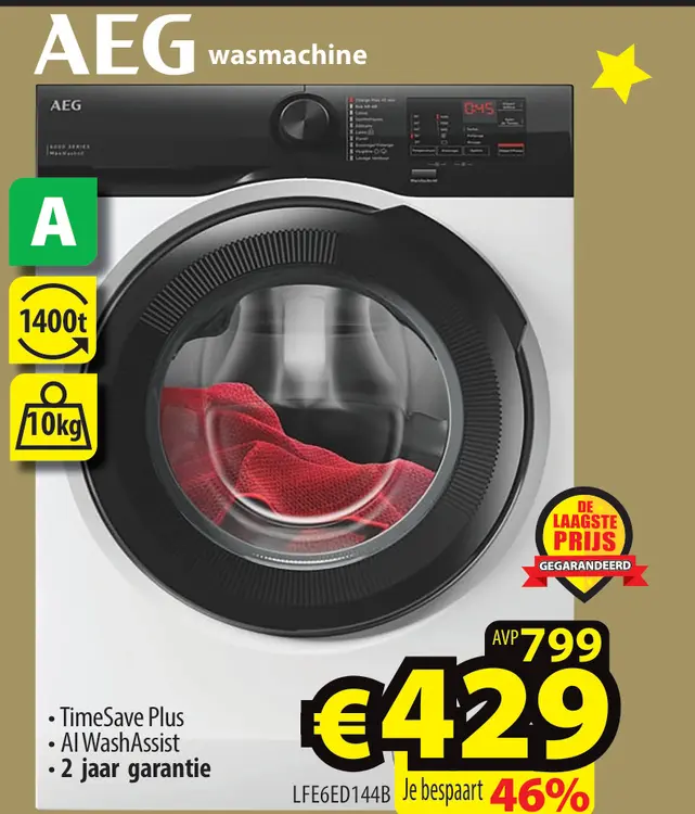 Promotie: AEG wasmachine