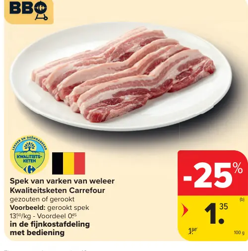Promotie: Spek van varken van weleer