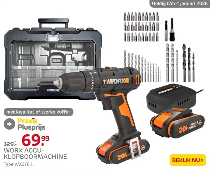 Aanbieding: Accu-klopboormachine