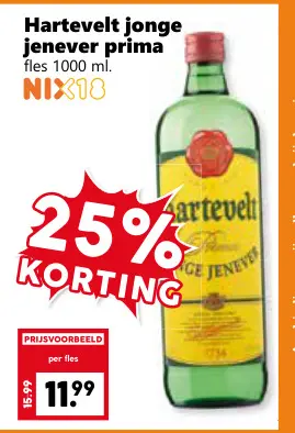 Aanbieding: jonge jenever prima