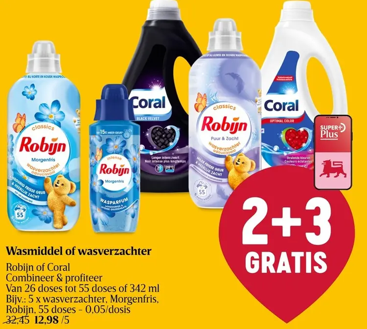 Promotie: Wasmiddel of wasverzachter